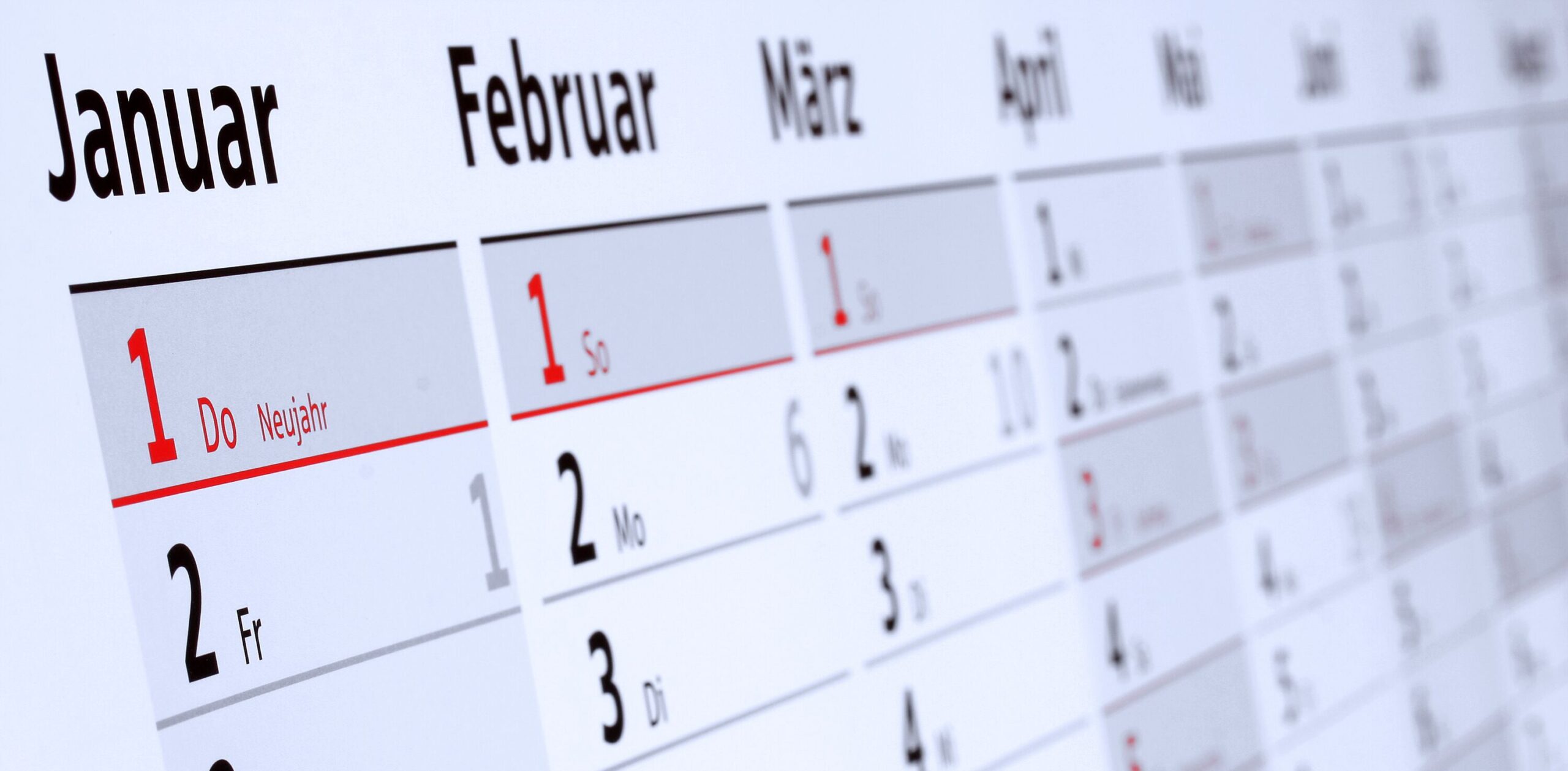 Jahresplanung Kalender Termine der katholischen Kirche im Brakeler Land