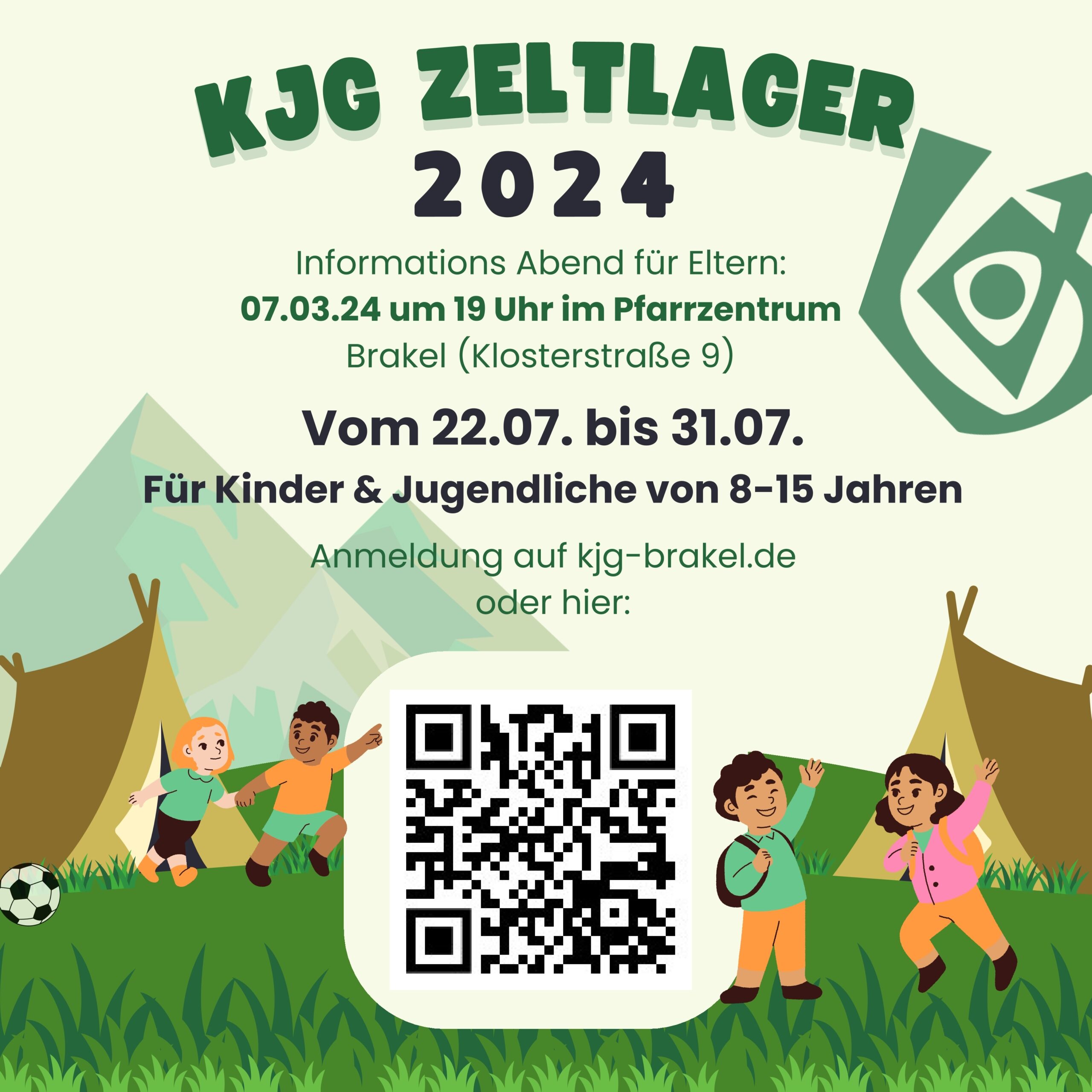 Plakat Zeltlager 2024