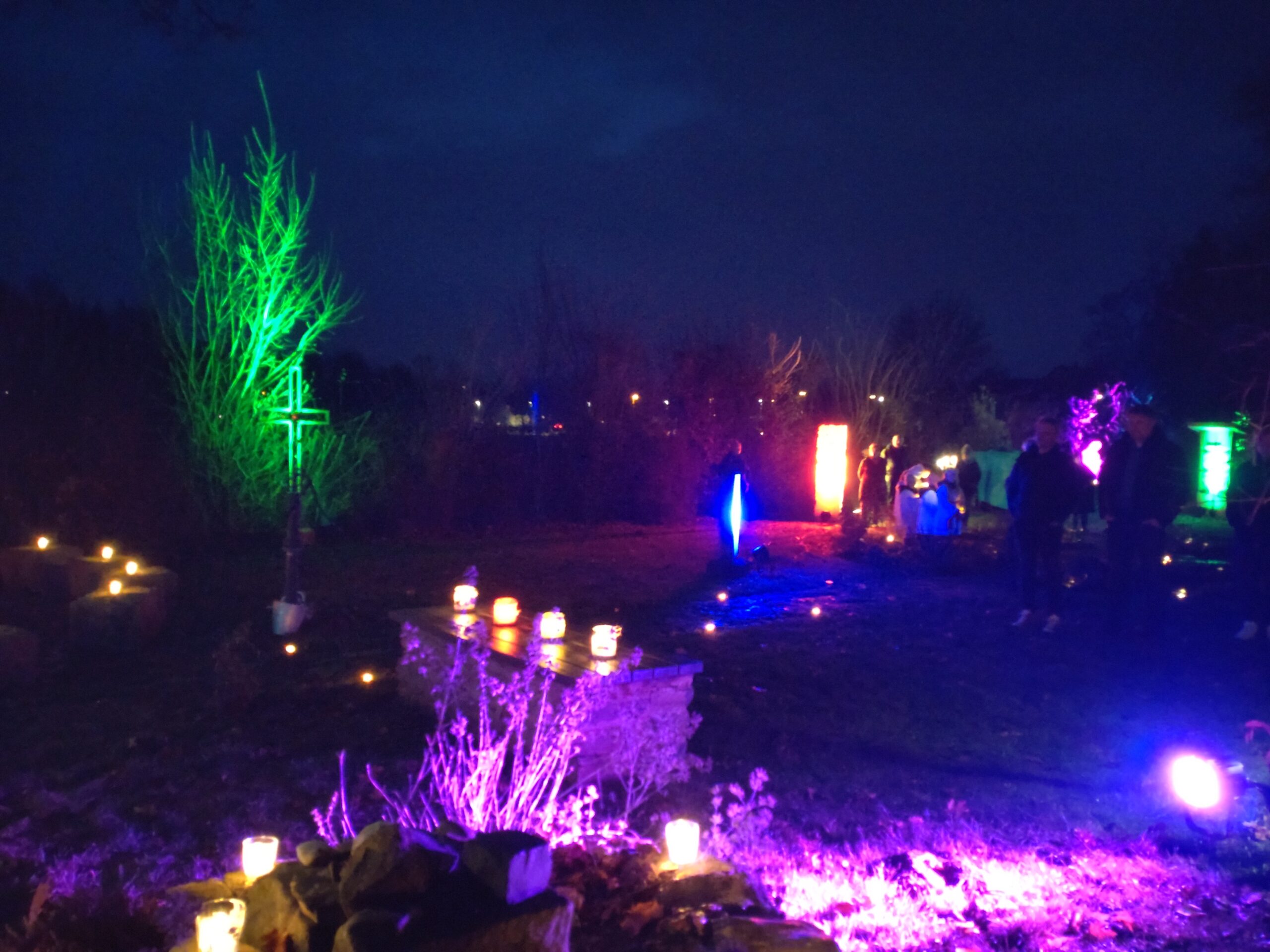 Adventsleuchten zu Lucia im Bibelgarten Brede 2025