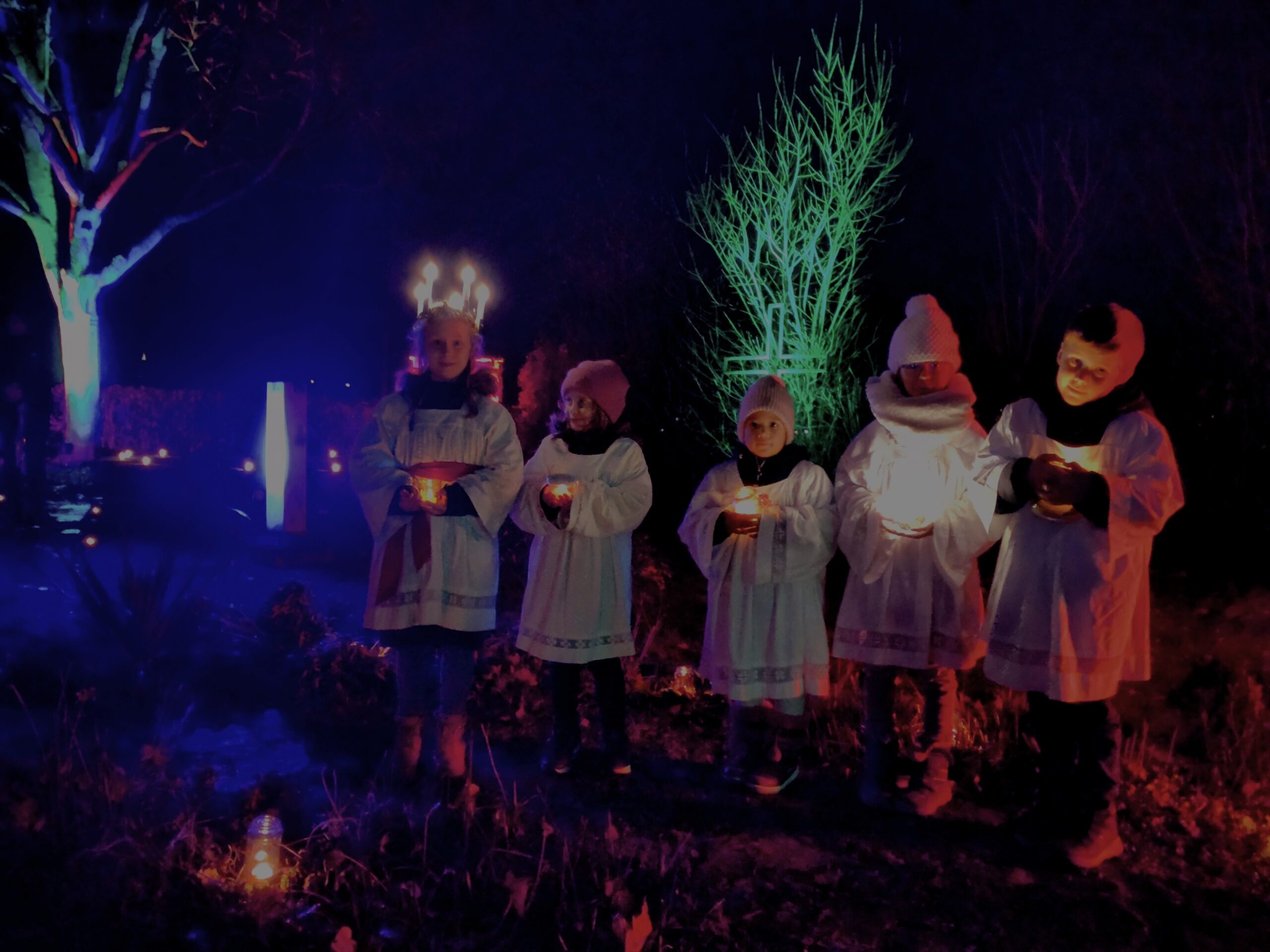 Adventsleuchten zu Lucia im Bibelgarten Brede 2025